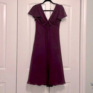 Alfred Sung plum midi dress